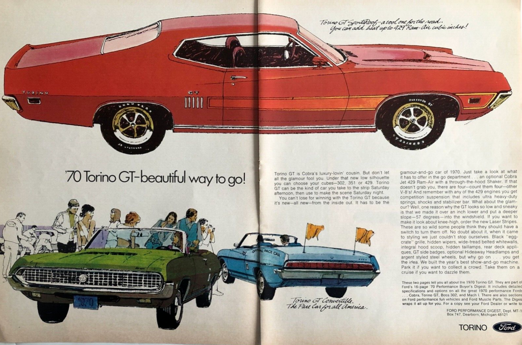 1970 Torino GT advertisement