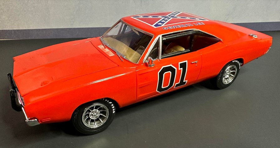 Dukes of Hazzard General Lee made by MPC - side view